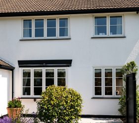 Flush Sash uPVC Window System for Arts & Crafts Style Home Renovation