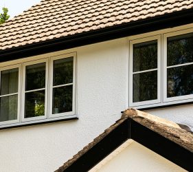 Flush Sash uPVC Window System for Arts & Crafts Style Home Renovation