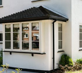 Flush Sash uPVC Window System for Arts & Crafts Style Home Renovation