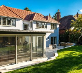 Painswick Aluminium Sliding Glass Doors in Smart Visoglide Plus System