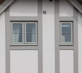 Painswick Wood Effect Windows for Traditional Tudor Style Home