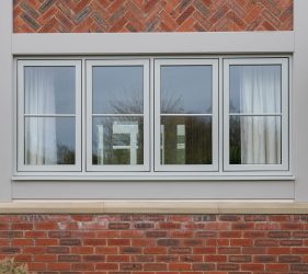 Painswick Wood Effect Windows for Traditional Tudor Style Home