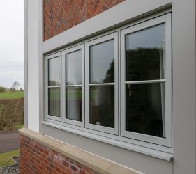 Painswick Wood Effect Windows for Traditional Tudor Style Home