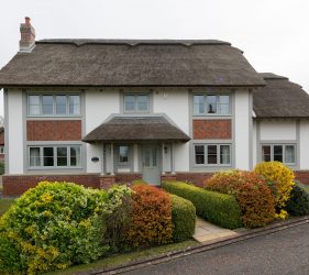 Painswick Agate Grey Flush French Patio Door and Timber Effect Windows