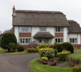 Traditional Cottage Windows with Bar in Painswick uPVC Timberlook System