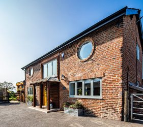 Timberlook Windows and Flush French Doors in Remarkable Renovation featured by George Clarke