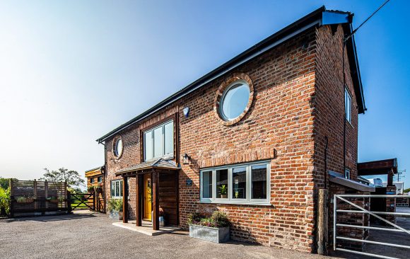 Timberlook Windows and Flush French Doors in Remarkable Renovation featured by George Clarke