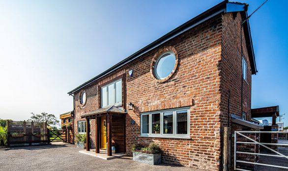 Timberlook Windows and Flush French Doors in Remarkable Renovation featured by George Clarke