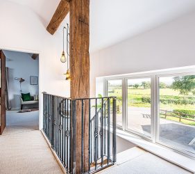 Timberlook Windows and Flush French Doors in Remarkable Renovation featured by George Clarke