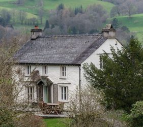 Timber Effect PVCu Windows with Wood Style Cream Finish and Cottage Bar