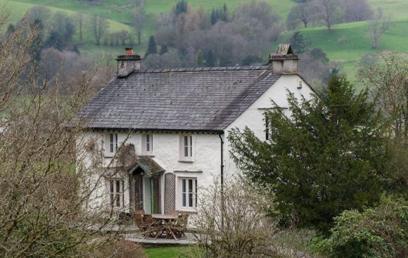 Timber Effect PVCu Windows with Wood Style Cream Finish and Cottage Bar